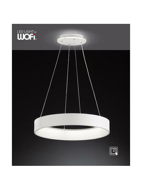 Wofi Shay 821 Pendant Light LED with Warm White Light White