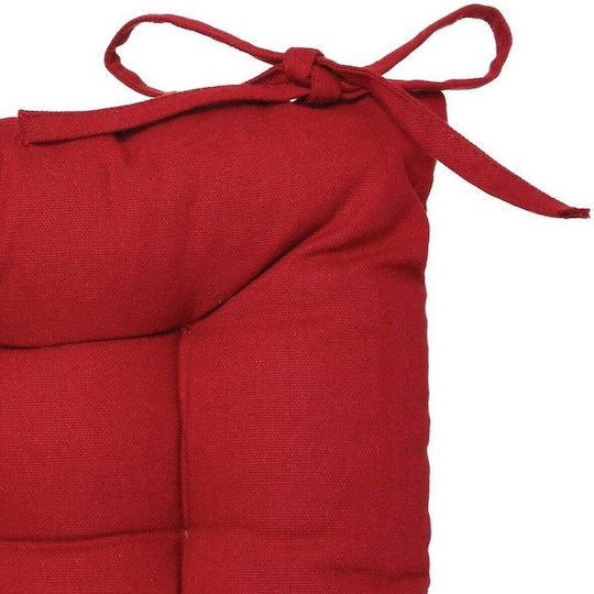 Atmosphera Garden Chair Cushion Burgundy 38x38cm
