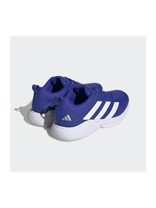 Court Team Bounce 2.0 Sport Shoes Volleyball Lucid Blue / Cloud White / Silver Metallic