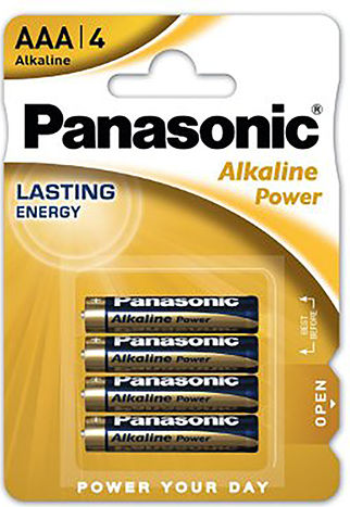 Panasonic Alkaline Power Батерии AA 1.5V 4бр