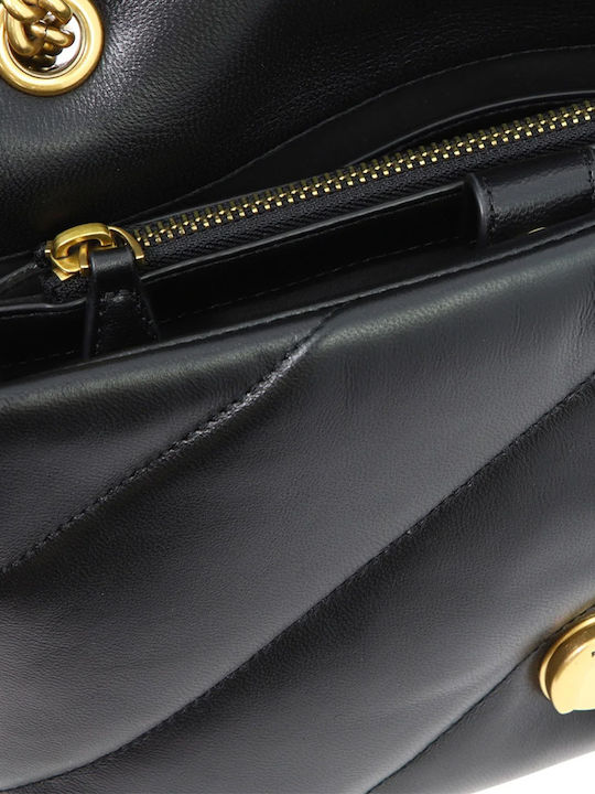 Classic Leather Women's Bag Shoulder Black