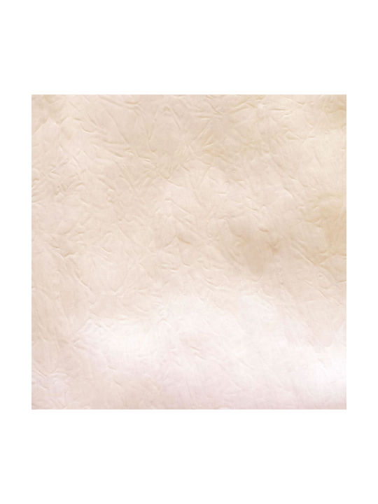 Easy Home Κουρτίνα με Τρέσα Elite Valeria Beige 140x270εκ.