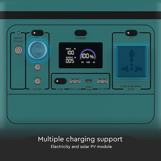V-TAC M6 Power Station 500Wh