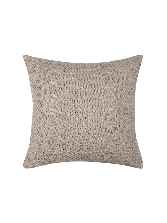 Sofa Cushion S-F Megeve 100% Cotton Ficelle 40x40cm