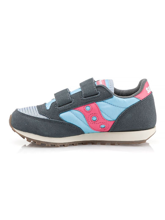 Saucony Kinder-Sneaker Jazz Original Vintage HL mit Klettverschluss Blau