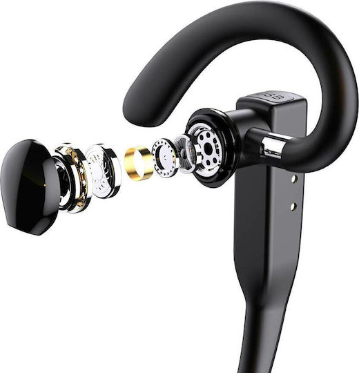ΥΥΚ525 In-Ear Bluetooth-Freisprecheinrichtung Kopfhörer mit Ladeetui Schwarz