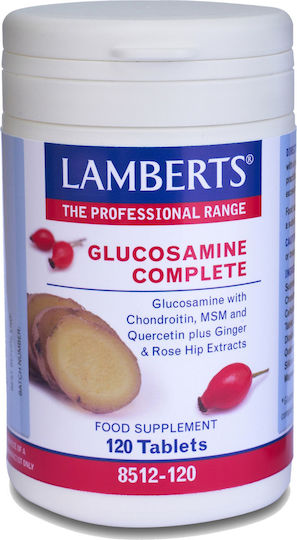 Lamberts Glucosamine Complete Supplement for Joint and Bone Health 120 Tablets