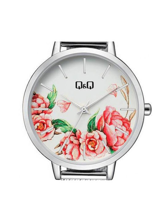 Q&Q Watch with Silver Metal Bracelet