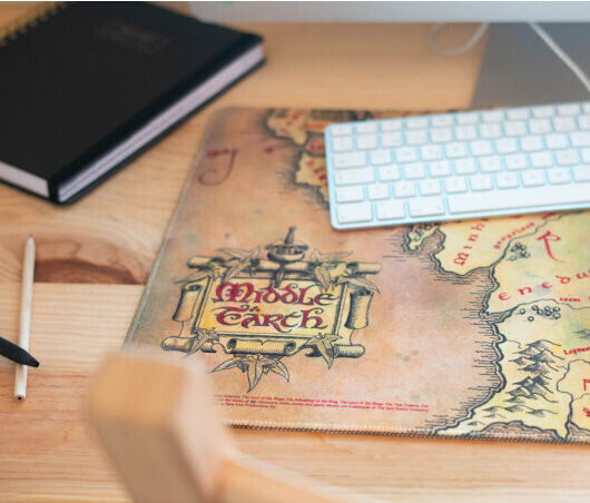 Grupo Erik Middle Earth Map Lord of the Rings Gaming Mouse Pad XXL 800mm MGGE020