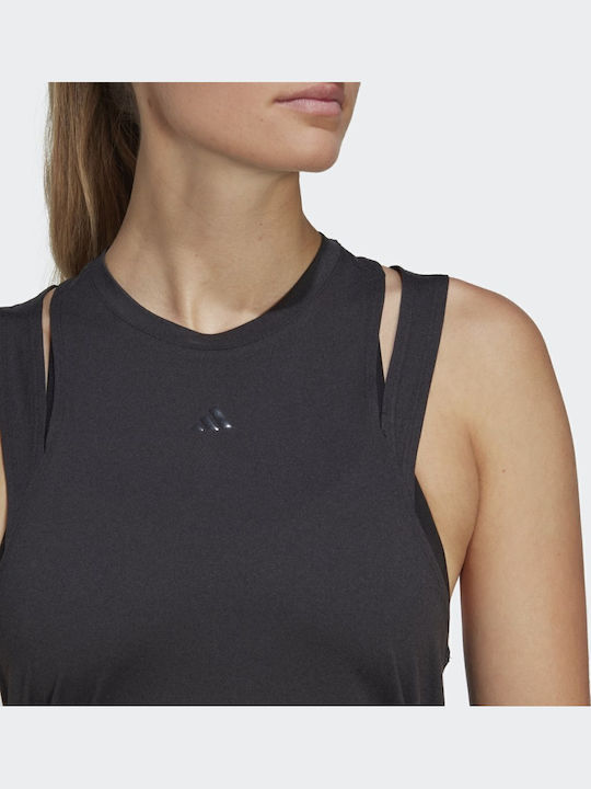 Aeroready Train Essentials Bluza Damă De Vară Fără Mâneci Neagră