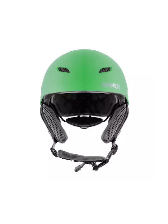 Sinner Bingham Ski & Snowboard Helm Matte Green