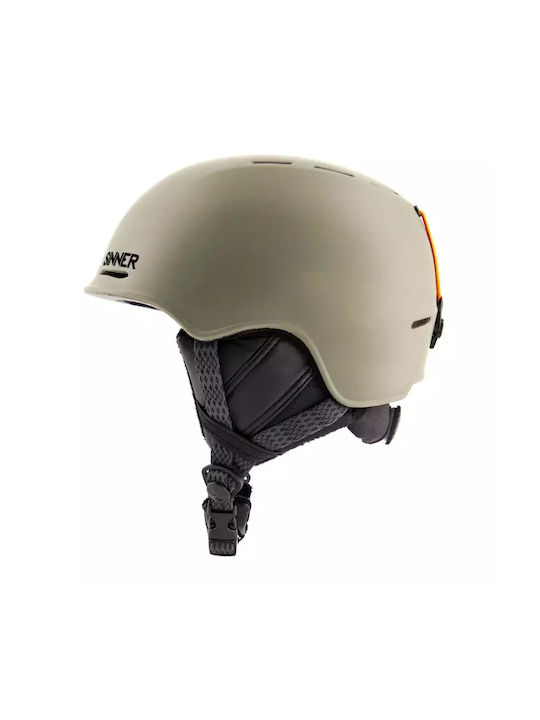 Sinner Fortune Κράνος για Σκι & Snowboard Matte Light Grey