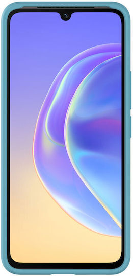Vivo Задна корица Силикон Светлосин (Vivo V21)