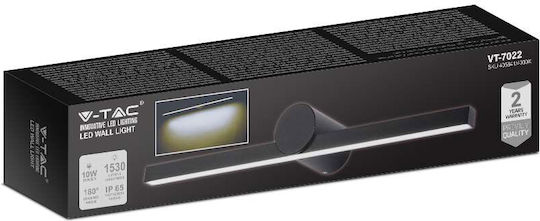 V-TAC Wandmontierte Außenleuchte LED IP65 10W mit Natürliches Weiß Licht 61x10x7.5εκ.