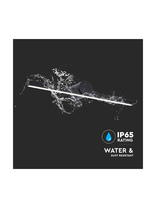 V-TAC Wall-Mounted Outdoor Light LED IP65 10W with Warm White Light 61x10x7.5εκ.