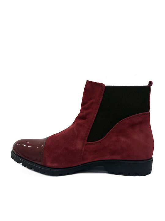 07-416 Ghete dama Chelsea din lac Burgundy