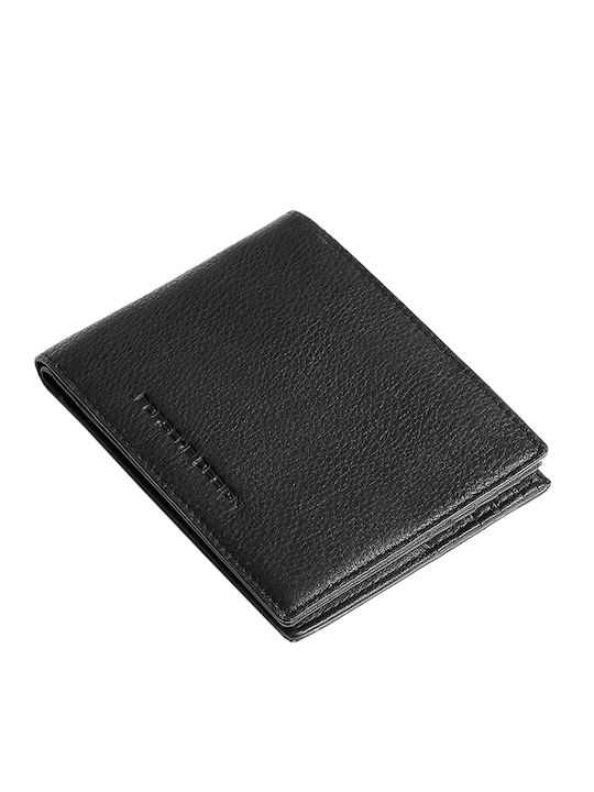 Classic Billfold Leather Men's Wallet with RFID Black