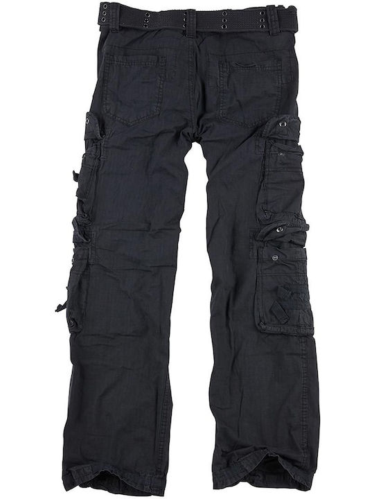 Surplus Royal Traveler Trousers Cargo Black