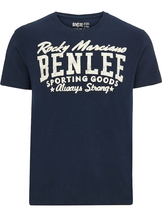 Retro T-shirt Navy Μπλε