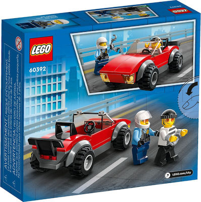 Lego City Police Bike Car Chase pentru 5+ ani