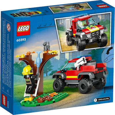 Lego City 4x4 Fire Truck Rescue for 5+ Years