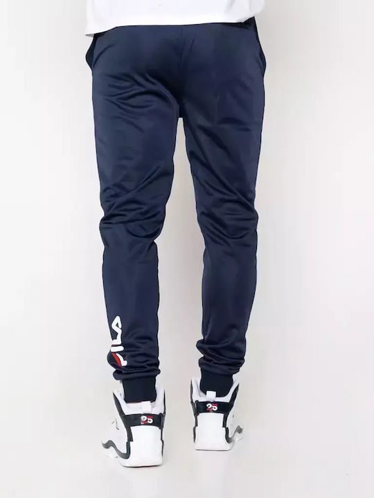 Jaylen Tracksuit Glossy with Elastic Navy Blue