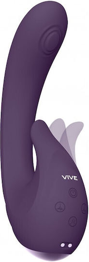 Vive Miki Δονητής G-Spot Flickering G-Spot Vibrator 17cm Purple