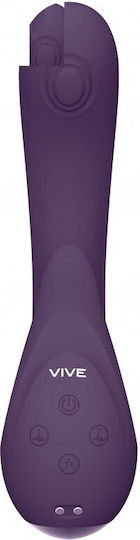Vive Miki Δονητής G-Spot Flickering G-Spot Vibrator 17cm Purple