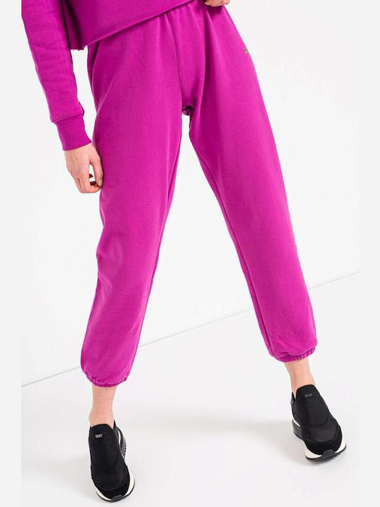 DKNY Damen-Sweatpants Jogger Lila