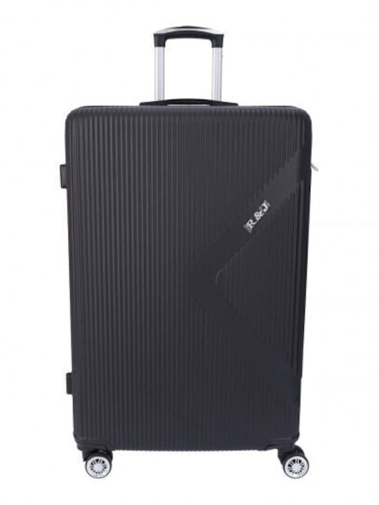 Ormi Set De 5 Valize De Călătorie Sclipitoare Negre Cu Înălțime Maximă 65 Cm Cu 4 Roți