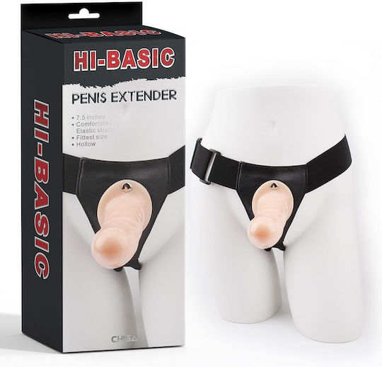 Chisa Novelties Hi-Basic Harness with Dildo 19cm Flesh