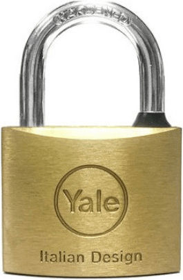 Yale Stahl Vorhängeschloss Messing mit Schlüssel 70mm 1Stück