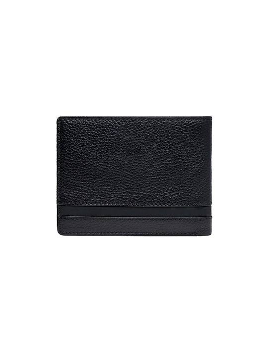 Replay M Men's Leather Wallet Black