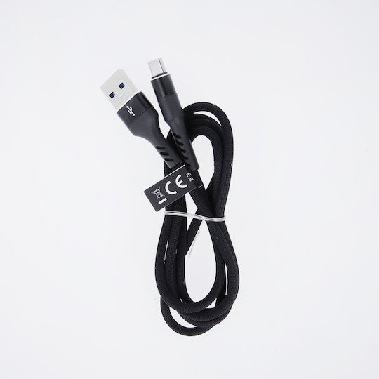 Maxlife MXUC-01 Braided USB 2.0 to micro USB Cable Μαύρο 1m
