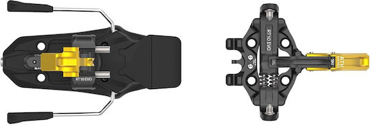 ATK RT 10 EVO Ski Bindings with Brake Width 86mm in Gold Color