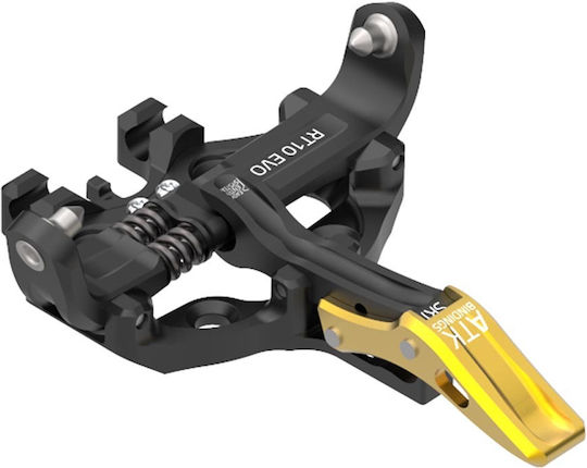 ATK RT 10 EVO Ski Bindings with Brake Width 86mm in Gold Color