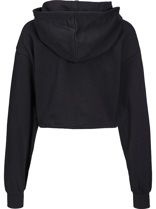 Jack & Jones Φούτερ Μαύρο με Κουκούλα