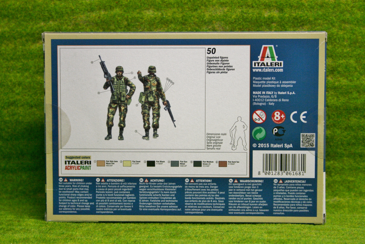 ITALERI 6168 1/72 Infanterie U.S. Années 90 – U.S. Infantry 90s