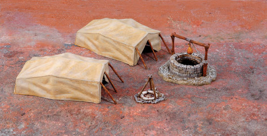 Italeri Φιγούρα Μοντελισμού Desert Well & Tents σε Κλίμακα 1:72