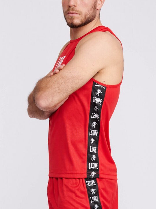 Leone 1947 Ambassador Sleeveless Shirt AB218-RD for Boxing Red