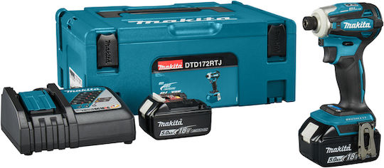 Makita DTD172RTJ Battery Brushless 18V 2x5Ah Power Drill Driver