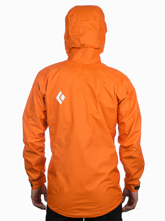 Mono Point Shell Winter Jacket Waterproof Vibrant Orange