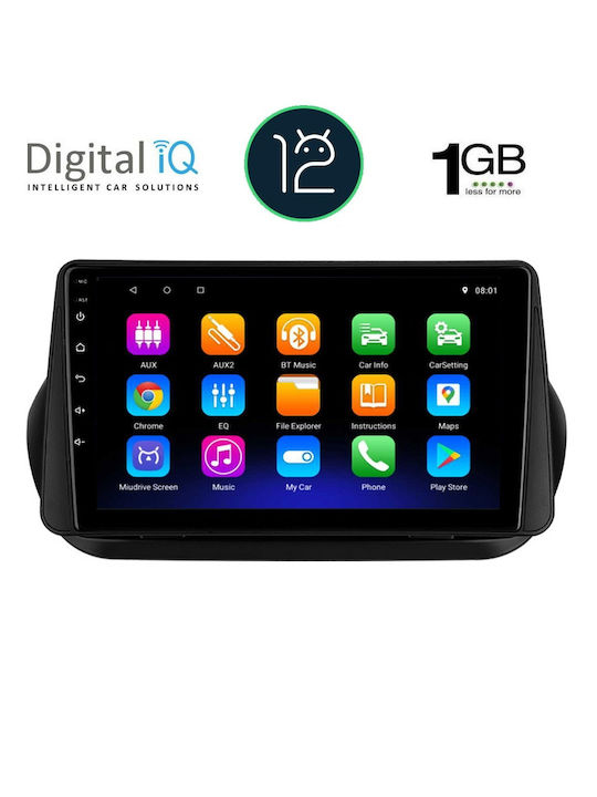 Digital IQ Автомобилна Аудио Система (Блутут/USB/AUX/WiFi/GPS/Apple-Carplay/Android-Auto) с Тъчскрийн 9"