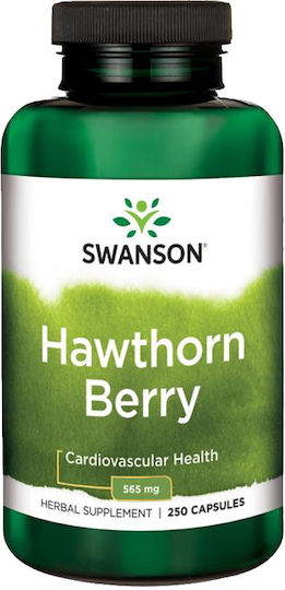 Swanson Hawthorn Berry 565mg Special Food Supplement 250 Capsules