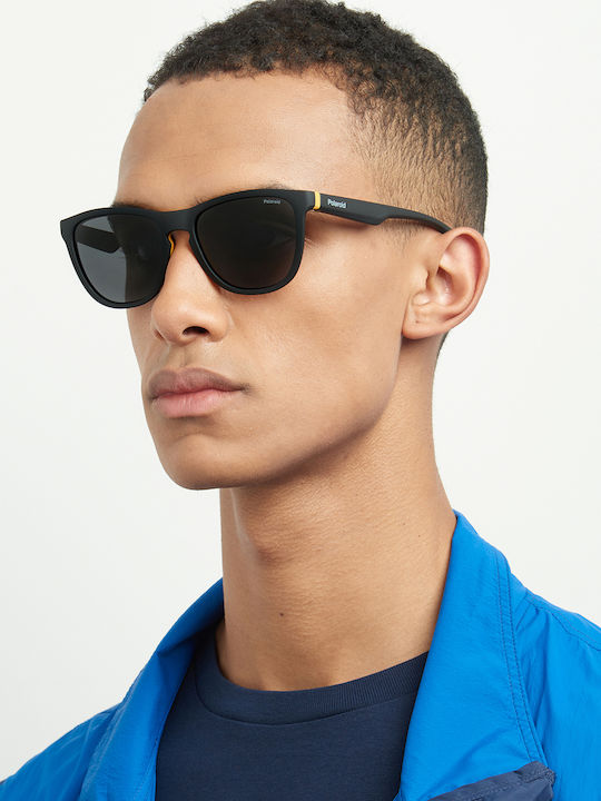 Polaroid Unisex Ochelari de soare cu Negru Cadru și Gri Polarized Lentilă PLD2133/S 08AM9