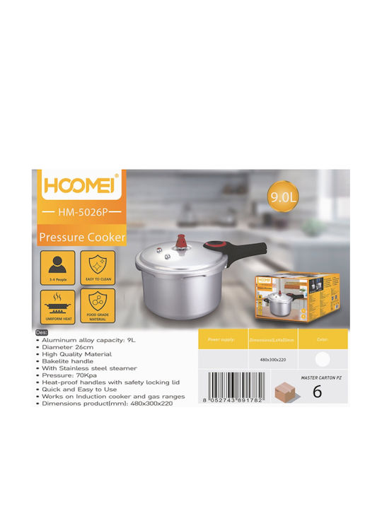 Hoomei Pressure Cooker 9lt