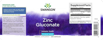 Swanson Gluconate 50mg 250 capace