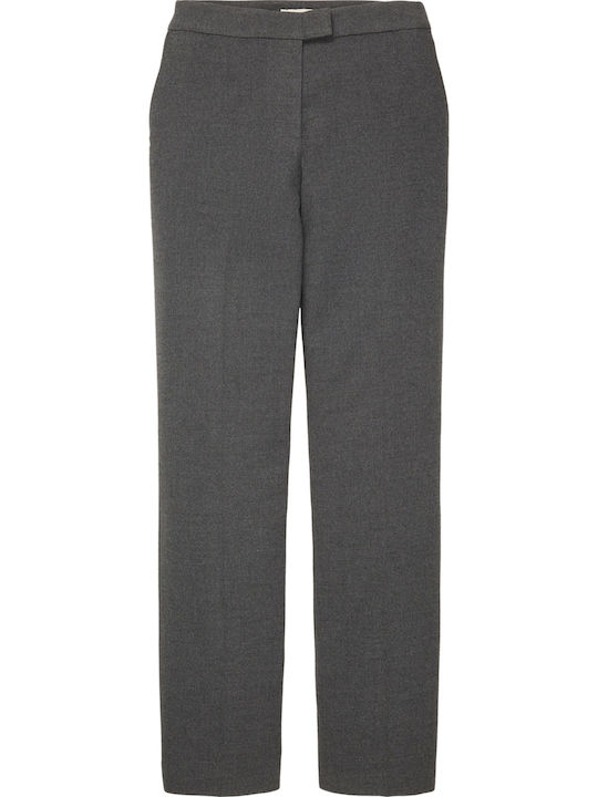 Women's Fabric Trousers Gray