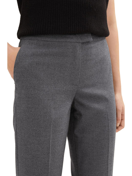 Women's Fabric Trousers Gray