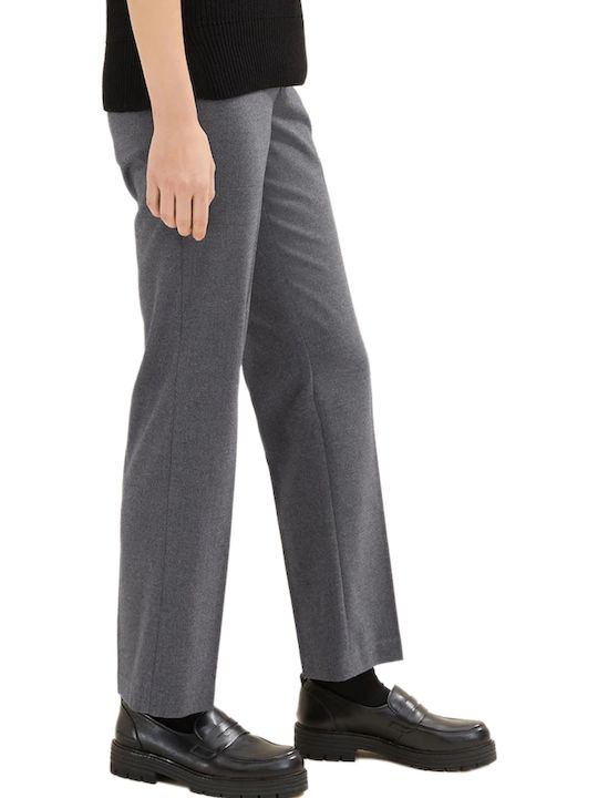 Women's Fabric Trousers Gray